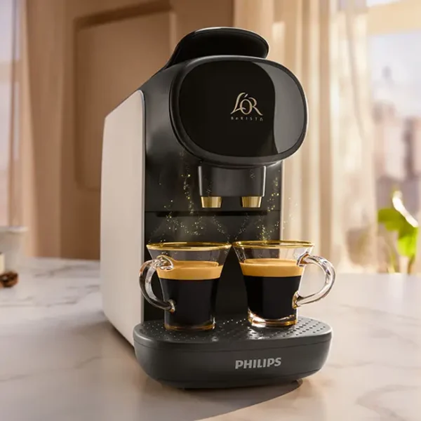 ماكينة كبسولات القهوة لور باريستا سبلايم من فيليبس، لكبسولة مزدوجة أو مفردة Machine à capsules de café Sublime L'OR BARISTA de Philips, pour capsule double ou simple