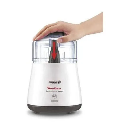 قطاعة صغيرة 0.5 لتر - 1000 وات - أبيض Moulinex Moulinette 4 EN1 DPA 141
