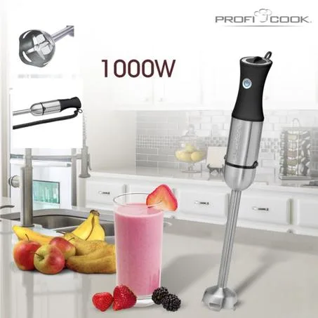 خلاط يدوي 1000واط PROFI COOK PC-SM 1094 Bras Mixeur Inoxydable 1000 watts