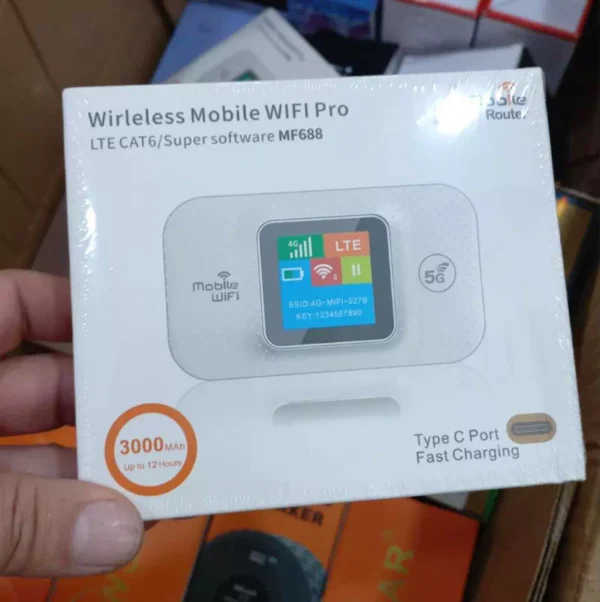 Modem 4G LTE Mobile Wifi MF688-E LCD
Nouveau