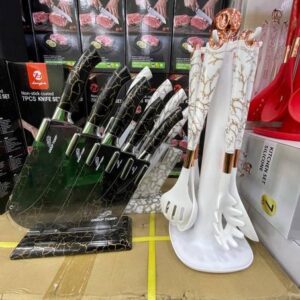 مجموعة سكاكين مع سيري لوش  Gold Blade